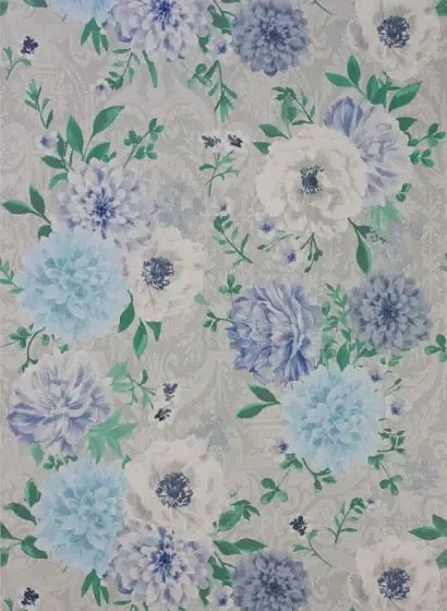 Tapete Duchess Garden v. Matthew Williamson - Grey/ Blue