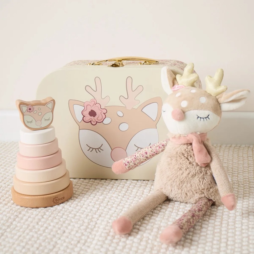 Bieco - Torre impilabile in legno - cerbiatto Ella