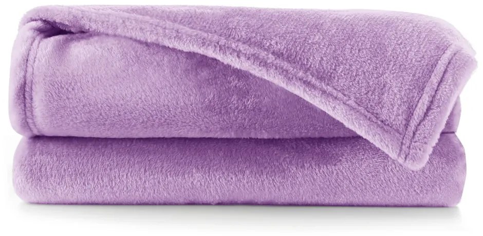 Coperta in microfibra viola, 160 x 210 cm Mic - DecoKing