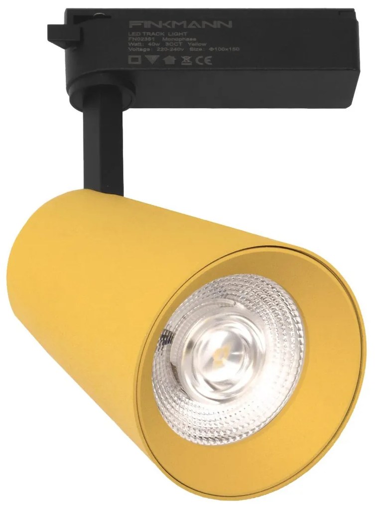 Faro LED 40W Monofase Giallo CRI92 Bianco Variabile 38° - Bridgelux LED Colore Bianco Variabile CCT