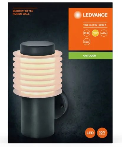 Ledvance - Applique a LED da esterno RONDO LED/9W/230V IP44 antracite