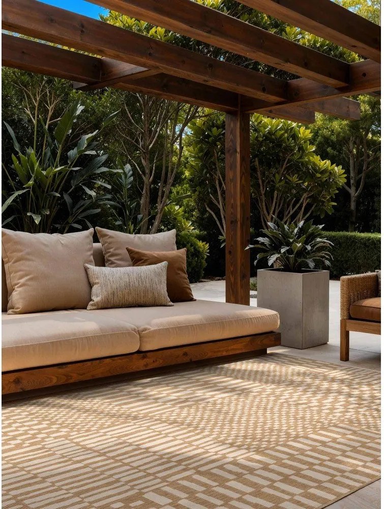 Tappeto da interno/esterno color crema/di colore naturale 160x230 cm Haringey Barkham – Ted Baker