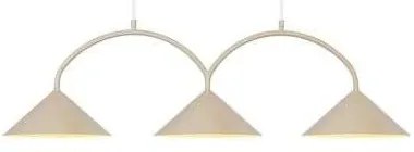 Globen Lighting - Curve 3 Lampada a Sospensione Beige Globen Lighting