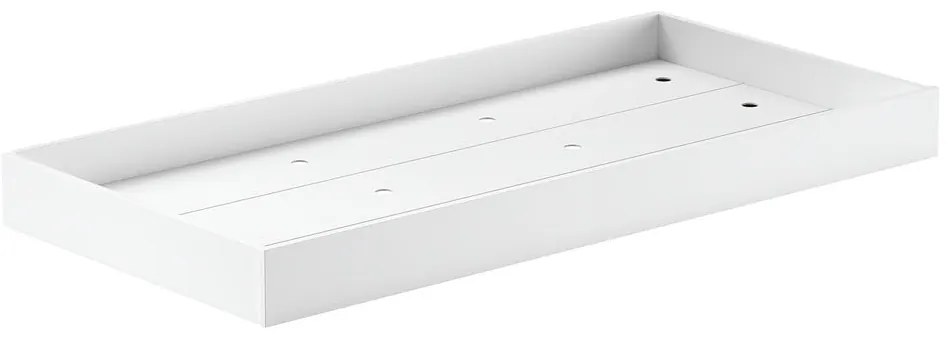 Letto per bambini in legno di faggio bianco con letto estraibile 90x200 cm Forrest - Vipack