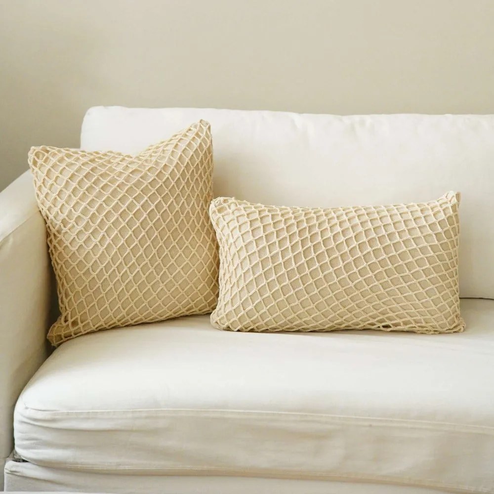 Federa decorativa in cotone 30x50 cm Net – Mioli Decor