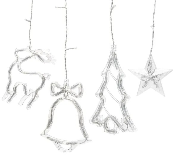 Aigostar - Catena luminosa LED natalizia da esterno 120xLED/6W/230V/8 funzioni 3x0,6m IP44 bianco caldo + telecomando