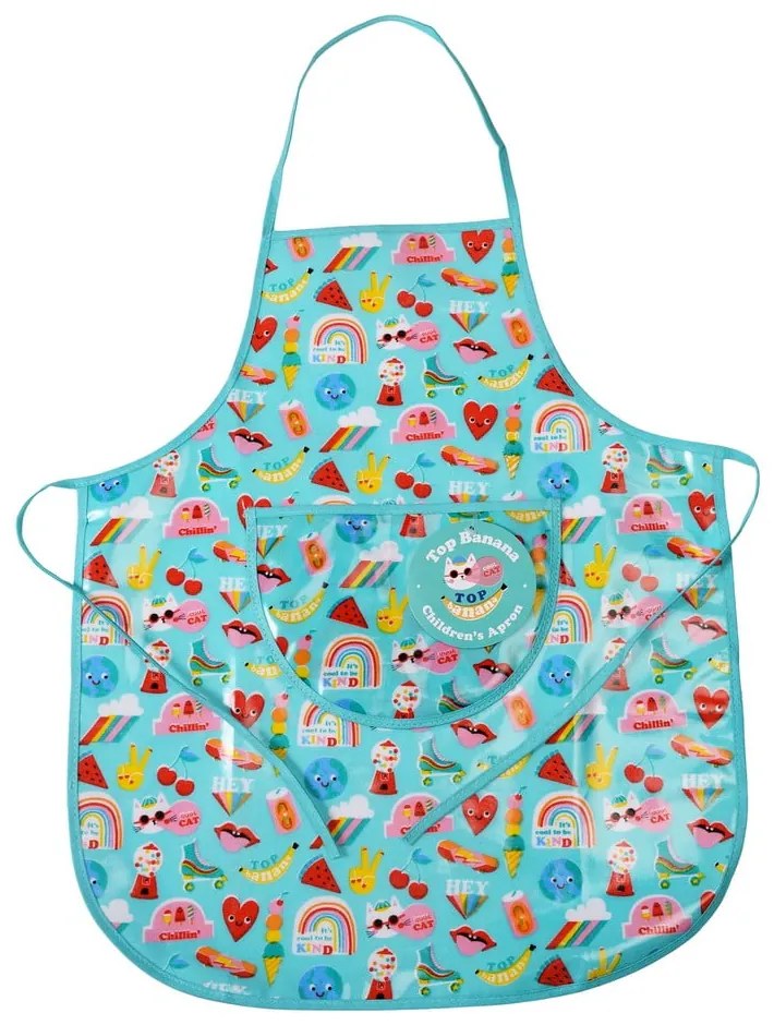 Grembiule blu per bambini Top Banana - Rex London