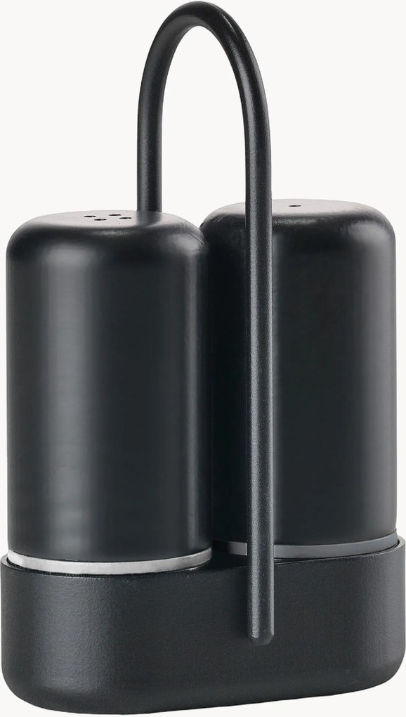 Set saliera e pepiera Singles Black 3 pz