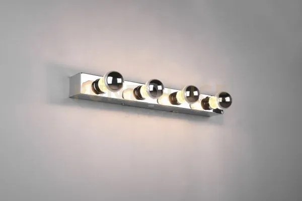 Theatro h2o applique cromo 4 porta lampada ip44 con interruttore h....