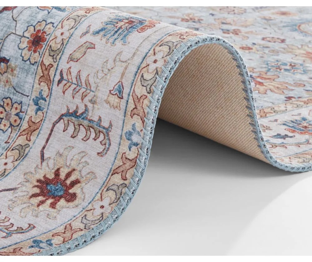 Tappeto blu e beige , 160 x 230 cm Vivana - Nouristan