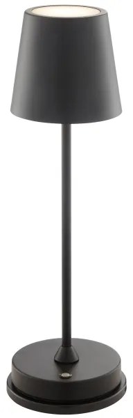 Brilliant - Lampada da tavolo touch ricaricabile e dimmerabile ELORA LED/2,5W/5V 2700K IP44 nera