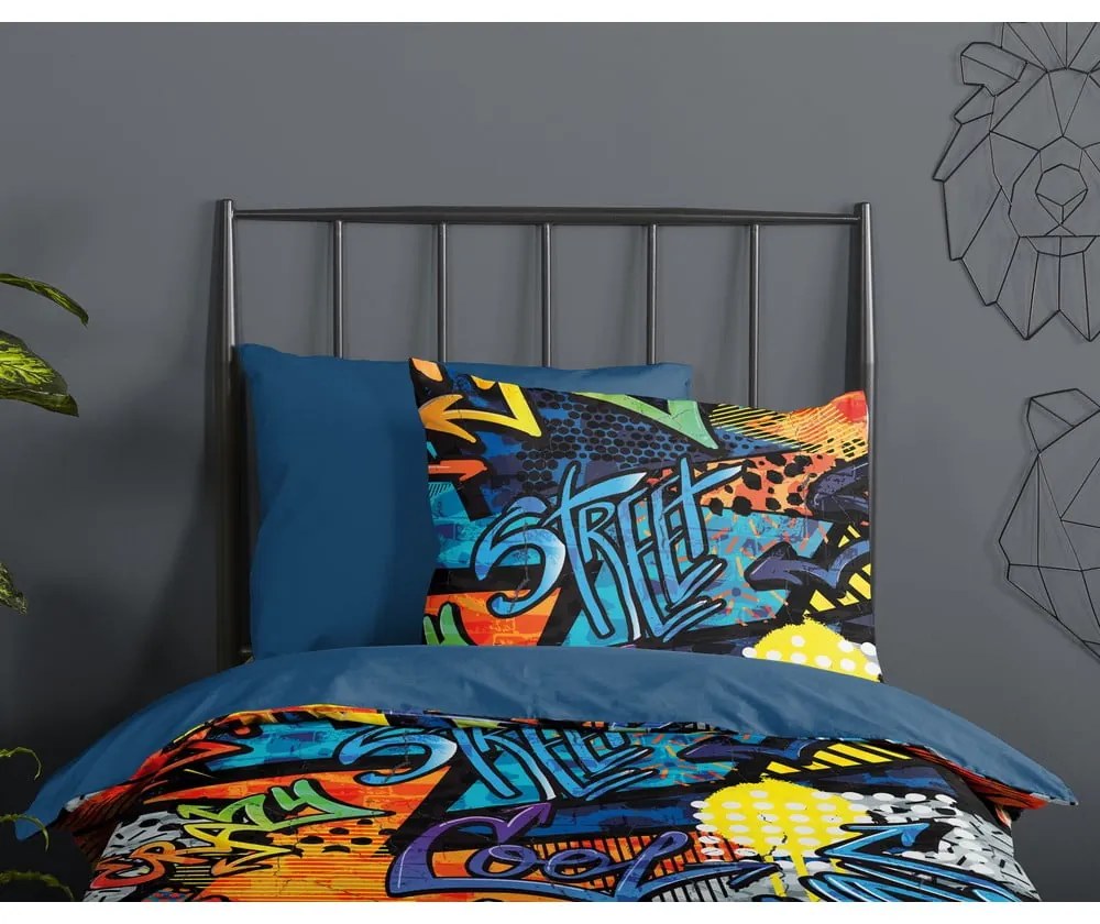 Set copripiumino e federa da bambini in microfibra per letto singolo ed esteso 140x220 cm Jeff – Good Morning