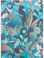 Tapete Fantasque von Osborne & Little - Turquoise/ Teal