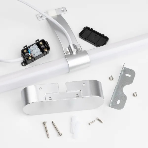 Brilagi - Lampada LED per specchio da bagno TUBEO, 6W/230V, 40 cm, IP44, argento