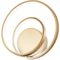 Lampada da parete ottone L 290 x H 300 x P 80 mm