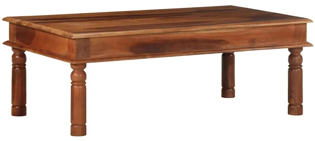 Tavolino Da Salotto 110x60x40 Cm İn Legno Massello Di Acacia /