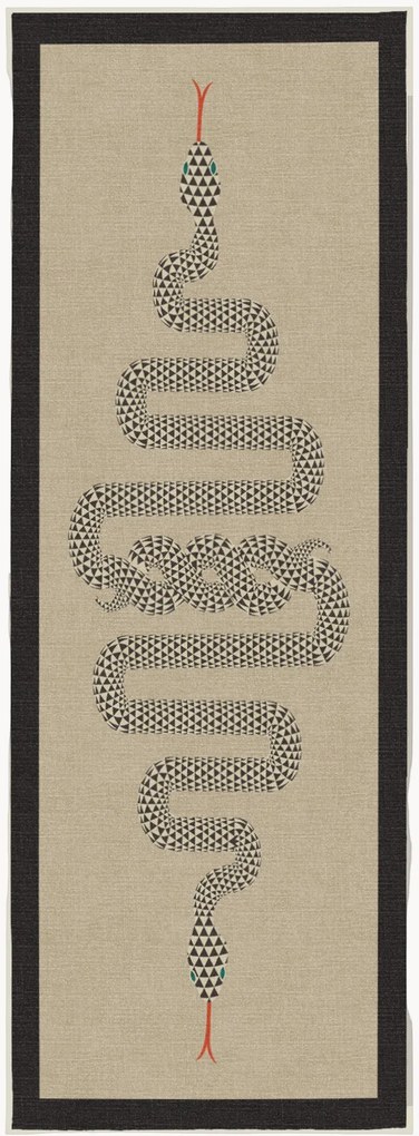 Passatoia a pelo corto lavabile Venom by Jonathan Adler