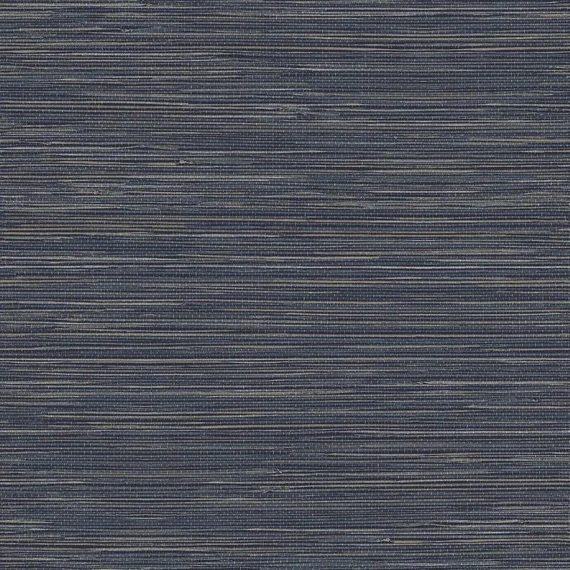Carta da parati Tahiti Grasscloth  blu, 53 cm x 10.05 m