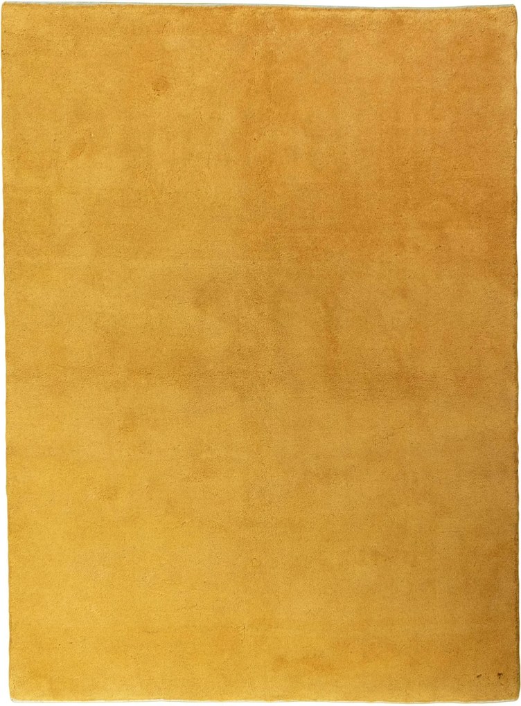 Gabbeh Tappeto 150x200 Giallo (Iran) Annodato A Mano