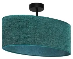 Duolla - Lampadario a plafone OVAL 1xE27/15W/230V verde