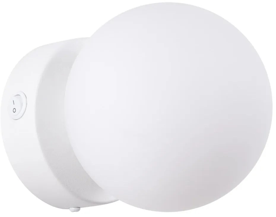 Lampada da parete bianca Blaze – Sollux