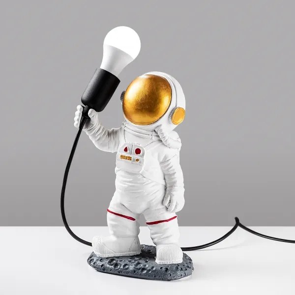 Lampada per bambini ASTRONAUT 1xE27/40W/230V rame/bianco