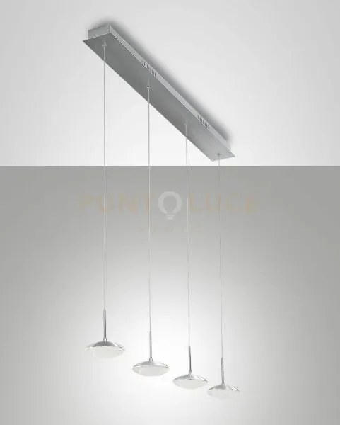 Hale sospensione 4 luci alluminio 3255-49-212