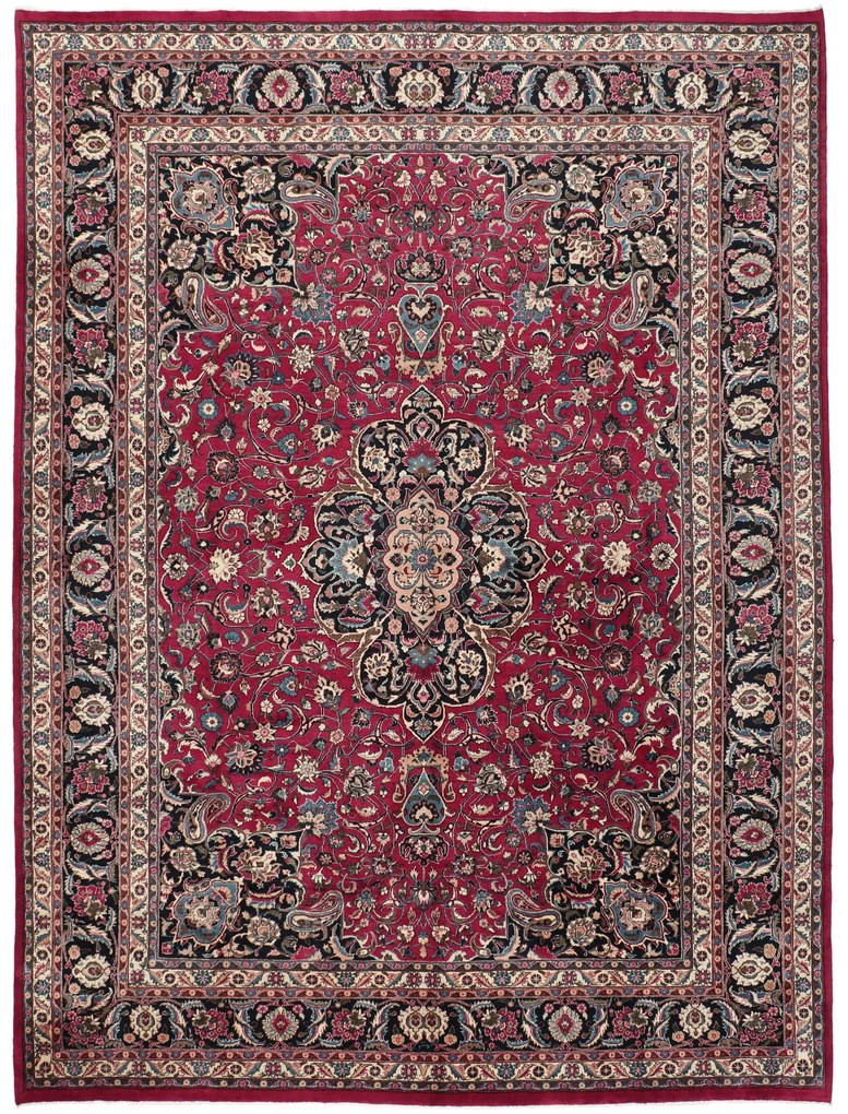 Mashad Tappeto persiano 300 x 380 (Iran) Annodato A Mano
