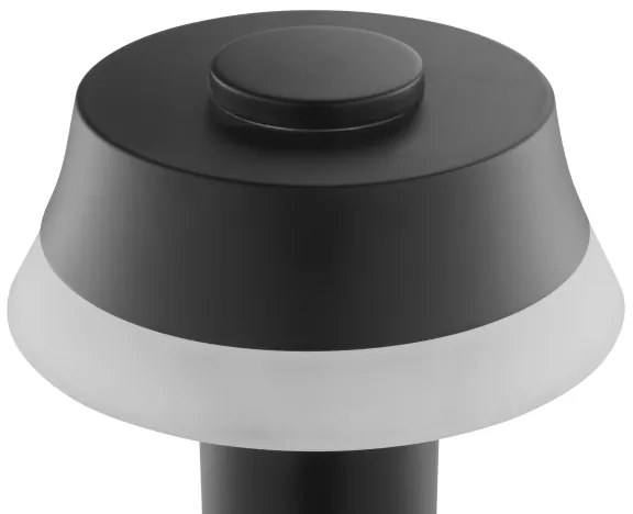 Brilliant -LED Stm lampada da tavolo ricaricabile a sfioramento KINICH LED/2,5W/5V 2700K nera