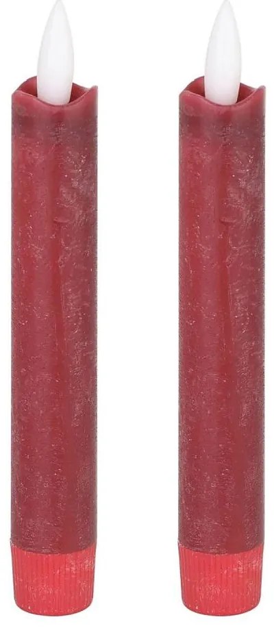 Eglo 422216 - SET 2x LED Candele ANTANABE LED/1xAAA 15 cm rosso