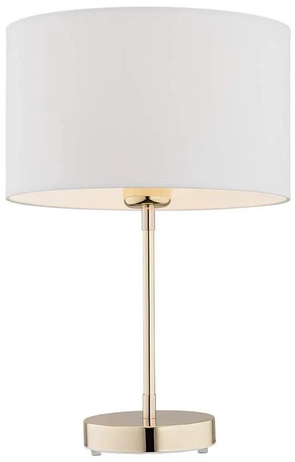 Argon 4301 - Lampada da tavolo KARIN 1xE27/15W/230V bianca/ottone