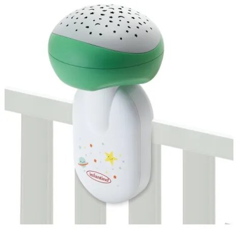 Infantino - Culla per bambini mobile con melodia 3in1 3xAA verde
