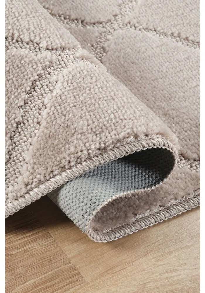 Set di tappetini per il bagno marrone chiaro 2 pz 50x80 cm Cizgili – Foutastic