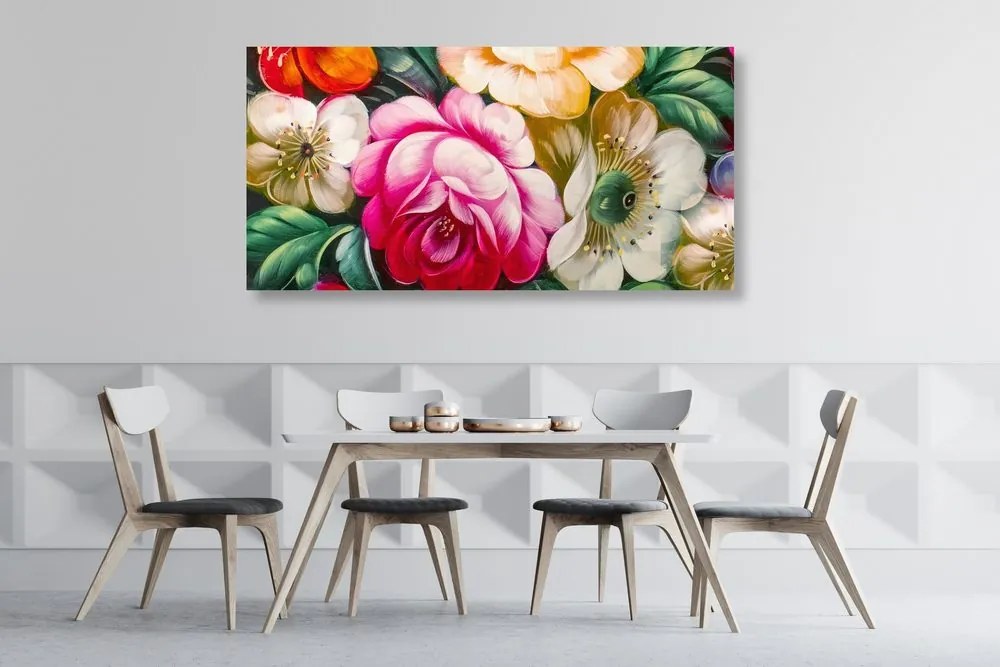 Stampa su tela – Mondo variopinto dei fiori