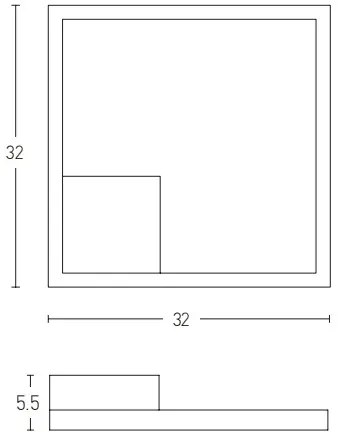 Zambelis 2029 - Lampadario a plafone LED dimmerabile LED/12W/230V nero