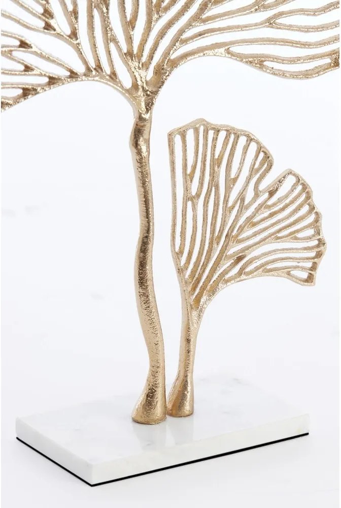 Statuetta in metallo (altezza 48 cm) Leaf - Light &amp; Living