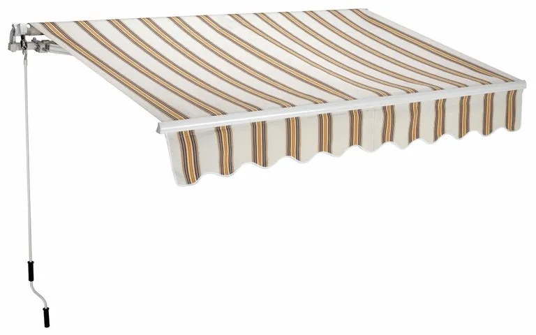 Tenda da sole a bracci estensibili mod. T137, L 3 x 2 m beige