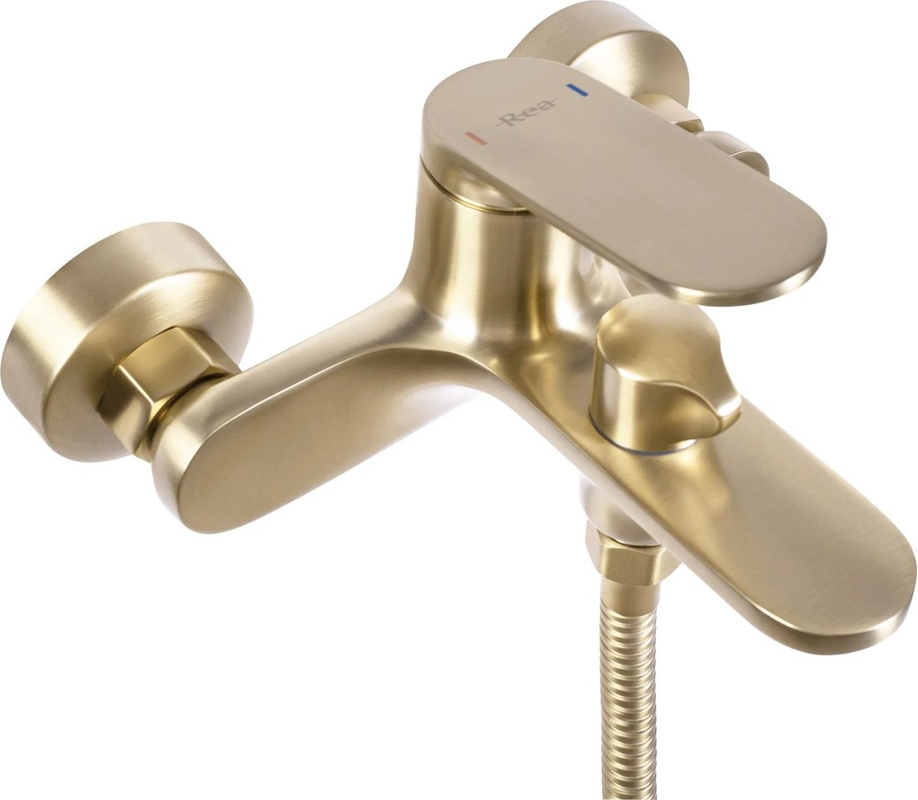 Rubinetto da vasca REA Marco Brush Gold