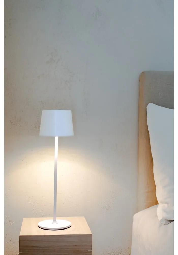 Lampada da tavolo a LED bianca (altezza 38 cm) Fiore - Markslöjd