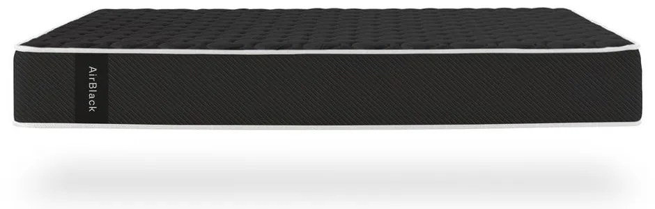 Materasso rigido/semirigido in schiuma reversibile 90x200 cm Air Black – Moonia