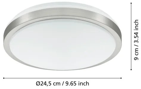 Eglo 96032 - Plafoniera LED COMPETA 1 LED/18W/230V