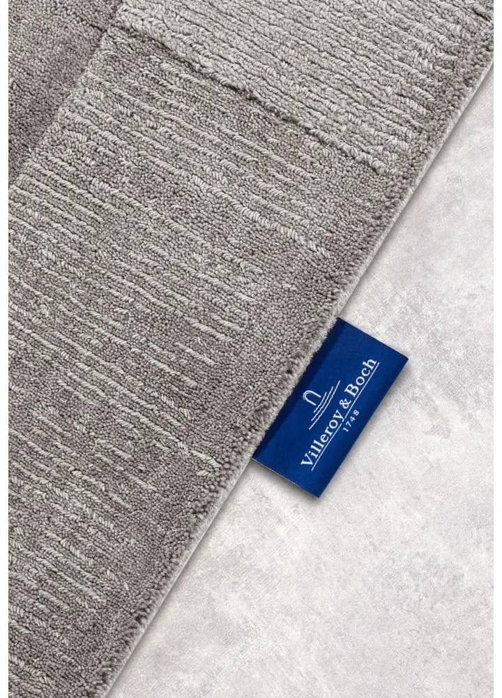 Passatoia grigia in lana tessuta a mano 80x250 cm Charlotte - Villeroy&amp;Boch