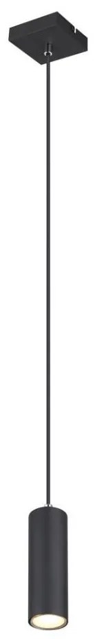 Globo 57911HB - Lampadario a sospensione con filo ROBBY 1xGU10/35W/230V nero