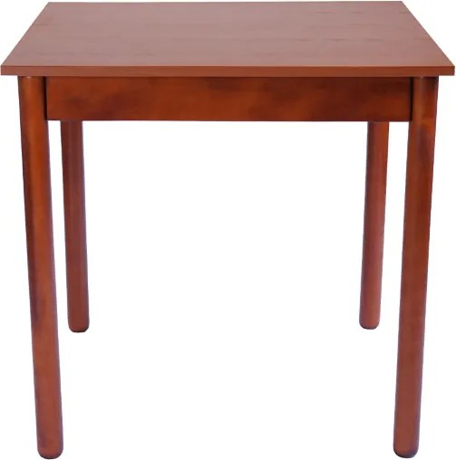 Tavolo fisso in legno con gamba Tonda RISTORANTE misura 90x90 CILIEGIO