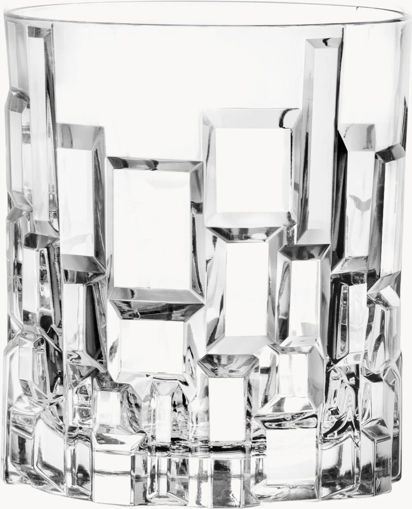 Set di 6 bicchieri da whisky in cristallo Etna
