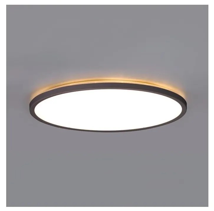 Plafoniera LED bagno NIVERA LED/18W/230V IP54 Ø30 cm nero