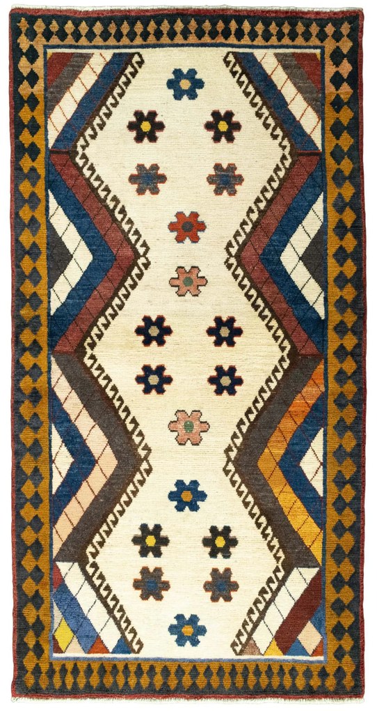 Gabbeh Tappeto persiano 200 x 100 (Iran) Annodato A Mano