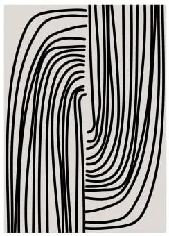 Poster Decorativo (50x70 cm) Sedella Grigio Talpa Chiaro - Sklum