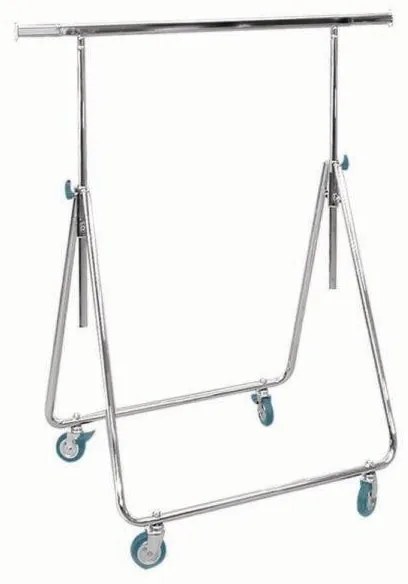 Stender appendiabiti ad altezza regolabile con ruote L 85 x P 70 x H 95 cm