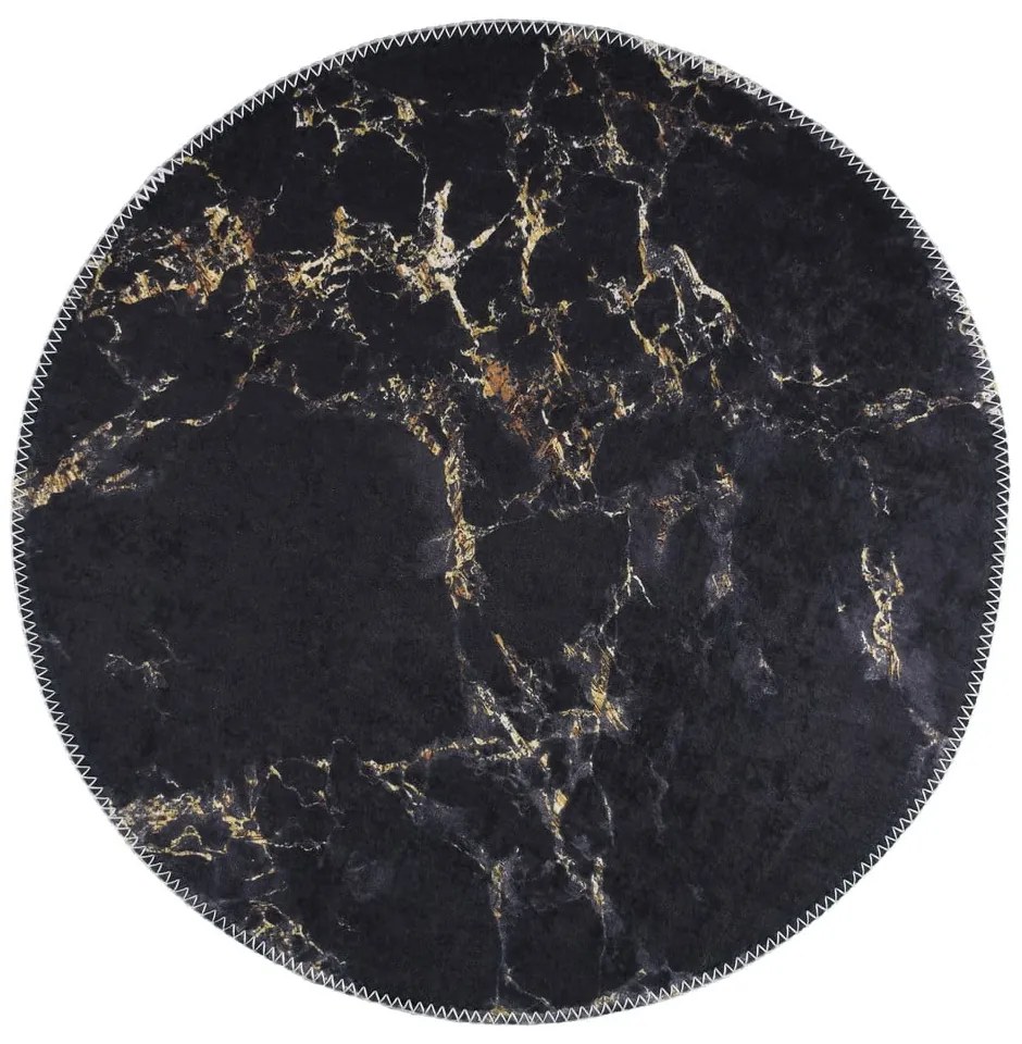 Tappeto rotondo grigio ø 160 cm - Vitaus